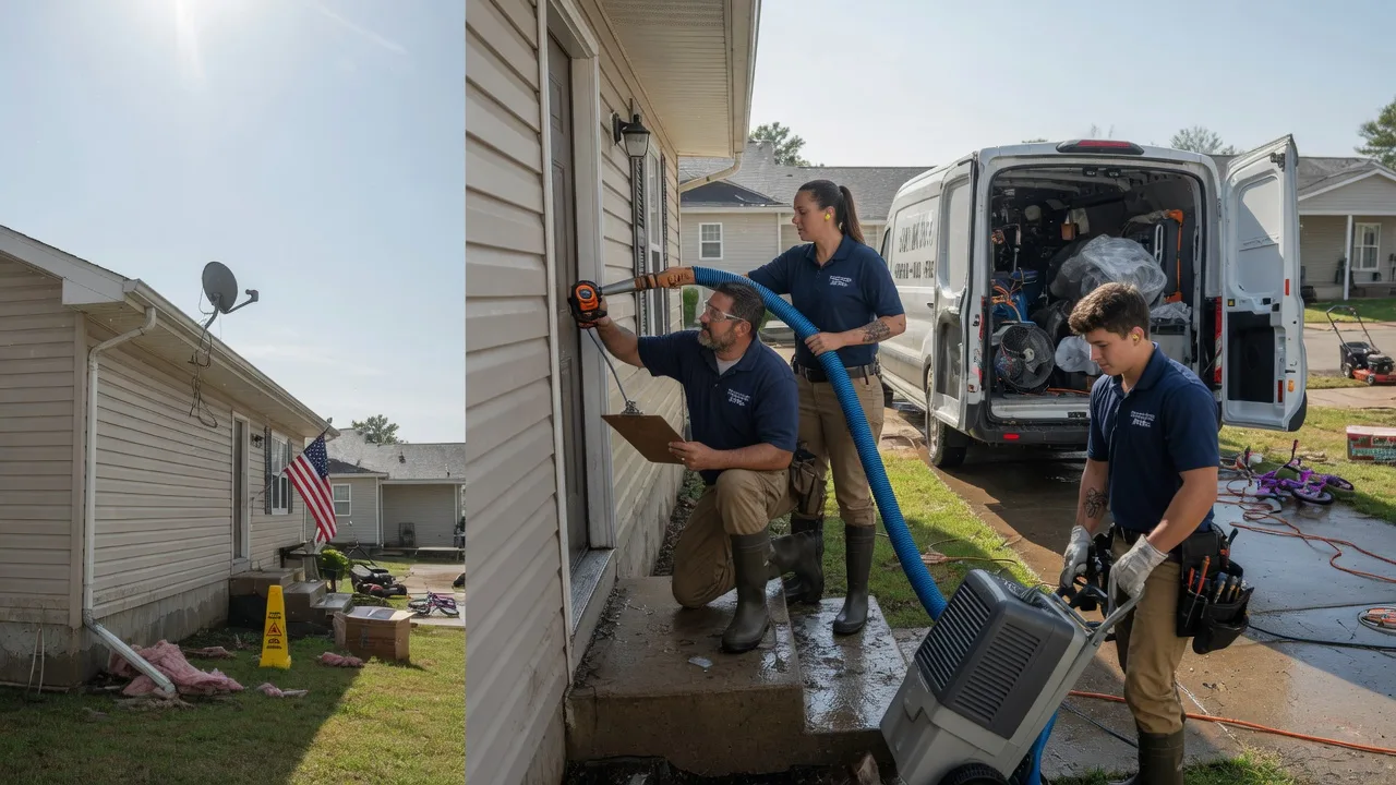 Ceiling Water Damage Restoration in Hillsville, PA near me